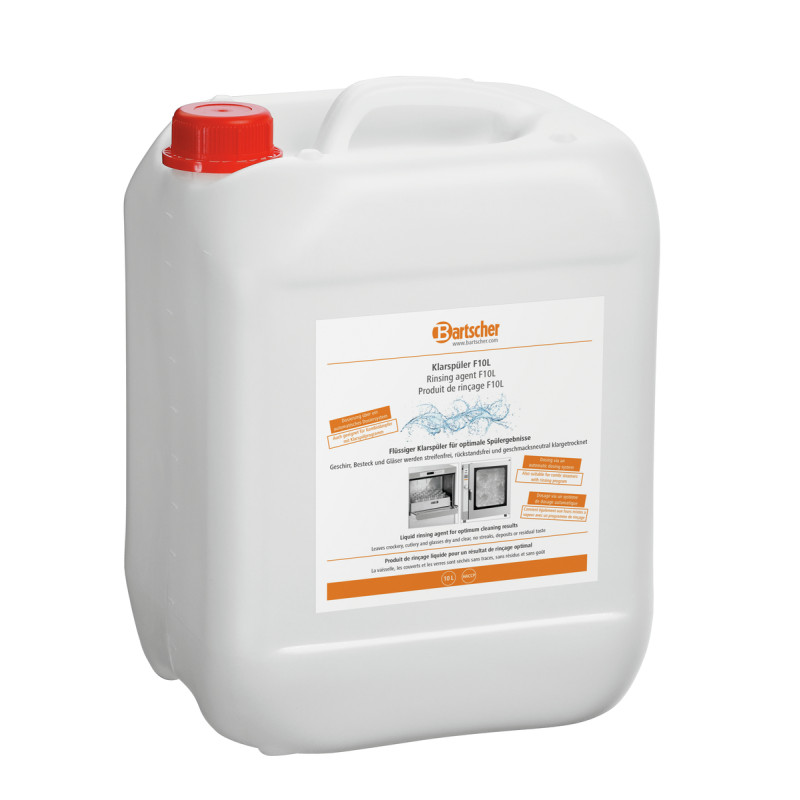 Produit de rinçage Bartscher 10L : Lavage efficace et rapide en cuisine professionnelle Produit de rinçage Bartscher 10L : Lavage efficace et rapide en cuisine professionnelle