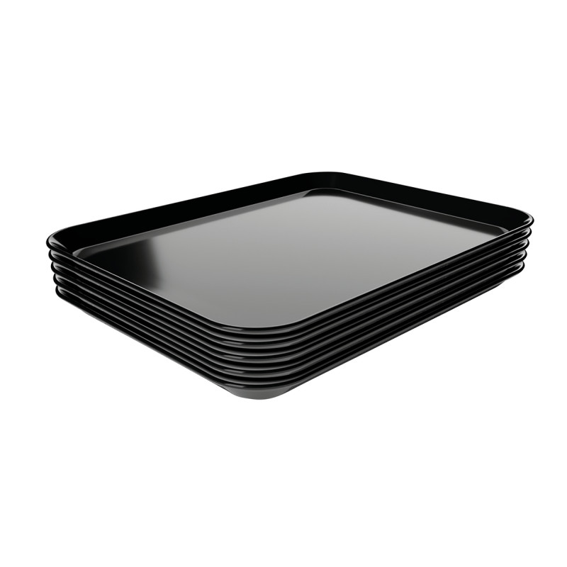 Black melamine presentation dish 210x280 mm Bartscher - Elegance and professionalism in the kitchen Black melamine presentation dish 210x280 mm Bartscher - Elegance and professionalism in the kitchen