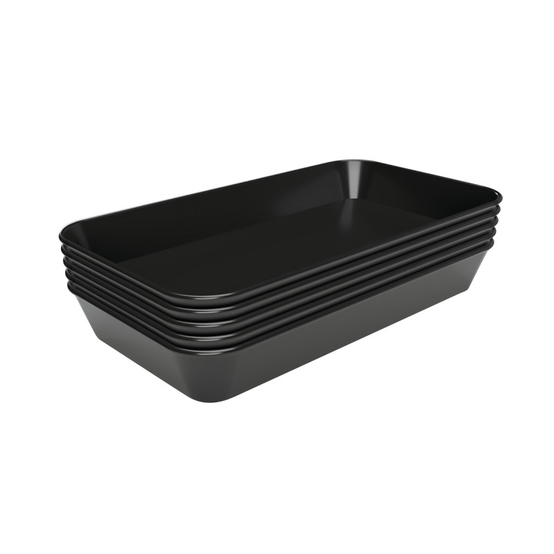 Presentation dish 35S-160x290 Bartscher: Elegance and versatility in black melamine Presentation dish 35S-160x290 Bartscher: Elegance and versatility in black melamine