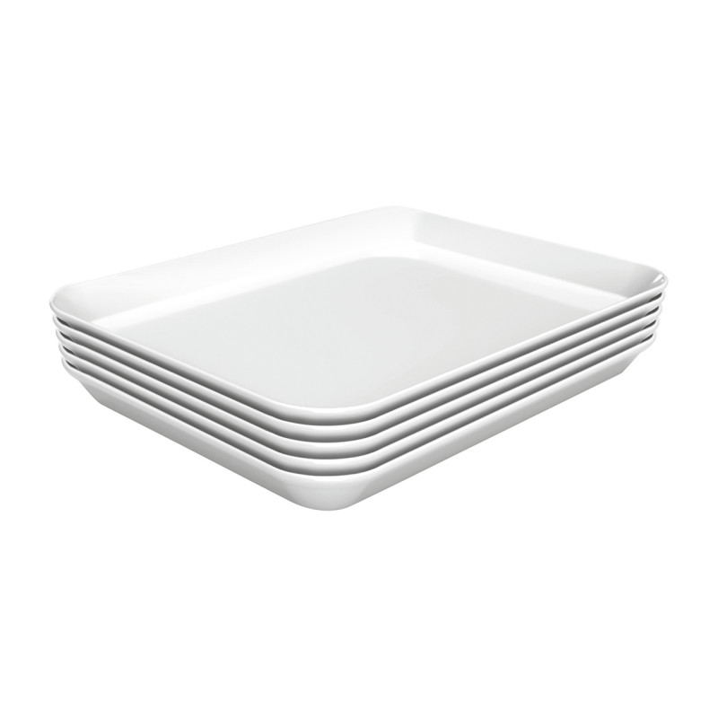 High-end white melamine presentation dish - 17W-150x190 Bartscher High-end white melamine presentation dish - 17W-150x190 Bartscher