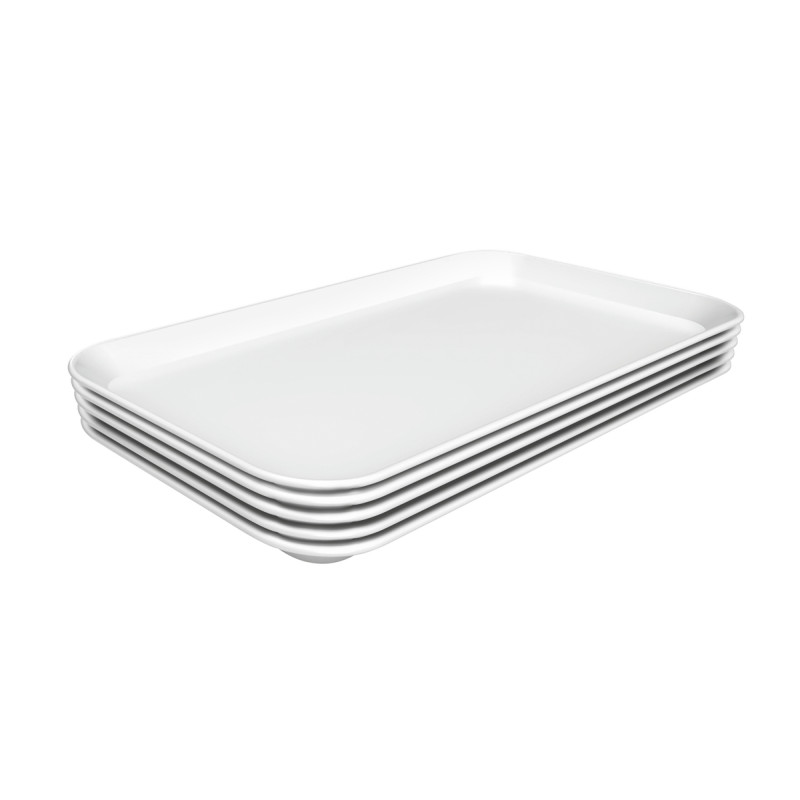 White melamine presentation dish Bartscher - Quality and refinement White melamine presentation dish Bartscher - Quality and refinement