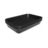 Esitlustaldrik 60S-280x420 mustast melamiinist - Bartscher