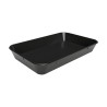 Esitlustaldrik 60S-280x420 mustast melamiinist - Bartscher
