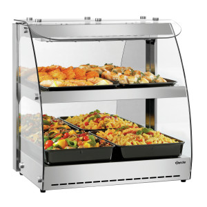 Esitlustaldrik 60S-280x420 mustast melamiinist - Bartscher