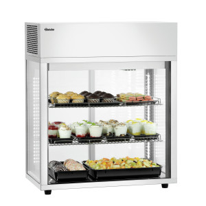 Esitlustaldrik 60S-280x420 mustast melamiinist - Bartscher