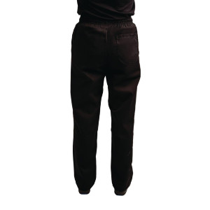 Köögipüksid Easyfit Must Tefloniga - Suurus XL - Whites Chefs Clothing - Fourniresto