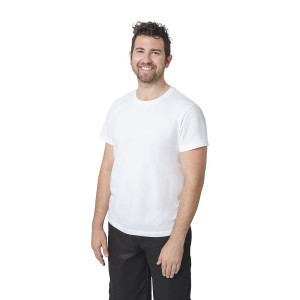 T-särk Unisex Valge - Suurus L - FourniResto - Fourniresto