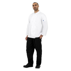 Kokandusvest valge pikkade varrukatega Vegas - suurus L - Whites Chefs Clothing - Fourniresto