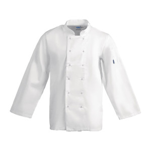 Kokandusvest valge pikkade varrukatega Vegas - suurus M - Whites Chefs Clothing - Fourniresto