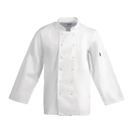Kokandusvest valge pikkade varrukatega Vegas - suurus M - Whites Chefs Clothing - Fourniresto