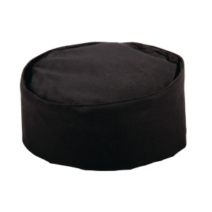 Köögi peakate mustast polüester-puuvillast - suurus S 55,9 cm - Whites Chefs Clothing - Fourniresto