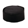 Köögi peakate mustast polüester-puuvillast - suurus S 55,9 cm - Whites Chefs Clothing - Fourniresto