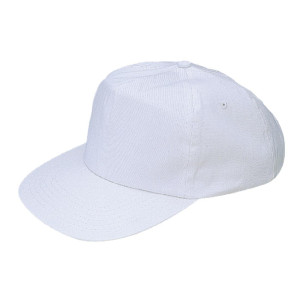Valge baseballi müts reguleeritava rihmaga - Üks suurus sobib kõigile - Whites Chefs Clothing - Fourniresto