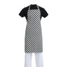 Põlle esipaneel mustvalgete ruutudega 970 x 710 mm - Whites Chefs Clothing - Fourniresto