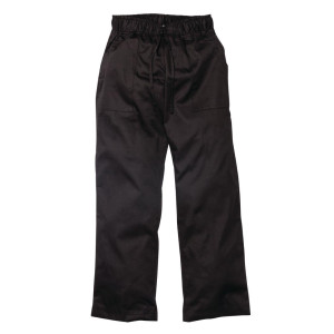 Kokanduspüksid naistele mustad Executive - suurus S - Chef Works - Fourniresto