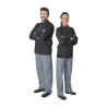 Must Köögisegune Must Pikkade Varrukatega Veste - Suurus XL - Whites Chefs Clothing - Fourniresto