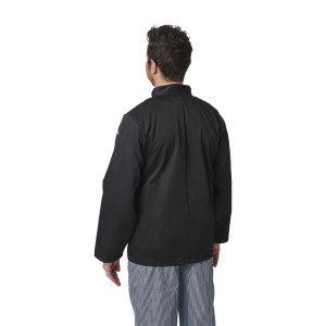 Must Köögisegune Must Pikkade Varrukatega Vest - Suurus Xs - Whites Chefs Clothing - Fourniresto