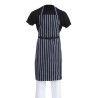 Põlle esipaelaga triibuline sinine ja valge 965 x 710 mm - Whites Chefs Clothing - Fourniresto