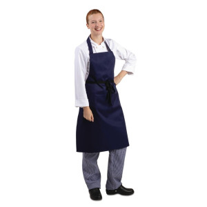 Põlle esilukuga, mereväesinine 710 x 970 mm - Whites Chefs Clothing - Fourniresto