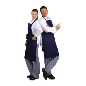 Põlle esilukuga, mereväesinine 710 x 970 mm - Whites Chefs Clothing - Fourniresto