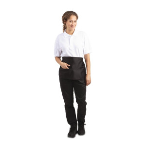 Must Limonaadikokk Mustade taskutega - Üks suurus - Whites Chefs Clothing - Fourniresto