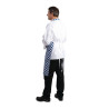 Põll ruudulises sinise ja valge polüester-puuvillases materjalis 710 x 970 mm - Whites Chefs Clothing - Fourniresto