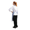 Põll ruudulises sinise ja valge polüester-puuvillases materjalis 710 x 970 mm - Whites Chefs Clothing - Fourniresto