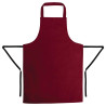 Põlle esipaneeliga Bordeaux polüester-puuvillast 710 x 970 mm - Whites Chefs Clothing - Fourniresto