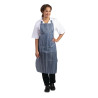 Pritsitud triibuline sinise ja valgega põlleesiliist 1016 x 711 mm - Whites Chefs Clothing - Fourniresto