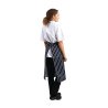 Köögiapron triibuline sinine ja valge 760 x 920 mm - Whites Chefs Clothing - Fourniresto