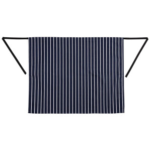 Köögiapron triibuline sinine ja valge 760 x 920 mm - Whites Chefs Clothing - Fourniresto
