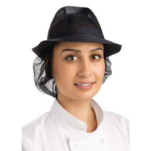 Trilby sinine mereväe müts võrguga - suurus L 590 mm - FourniResto - Fourniresto