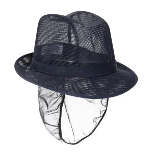 Trilby sinine mereväe müts võrguga - suurus L 590 mm - FourniResto - Fourniresto
