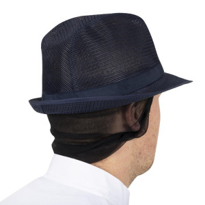 Trilby sinine mereväe müts võrguga - suurus L 590 mm - FourniResto - Fourniresto