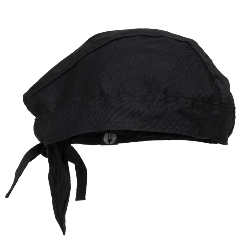 Bandana peakokk must polüester-puuvill - Chef Works - Fourniresto Bandana peakokk must polüester-puuvill - Chef Works - Fourniresto