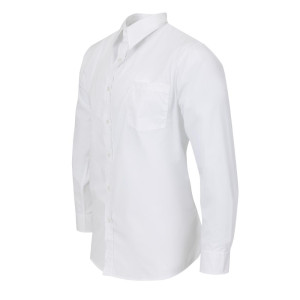 Valge segamini kootud särk pikkade varrukatega Uniform Works - suurus S - Chef Works - Fourniresto