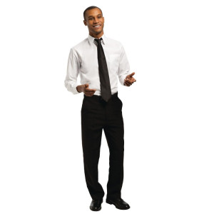 Valge segamini kootud särk pikkade varrukatega Uniform Works - suurus S - Chef Works - Fourniresto
