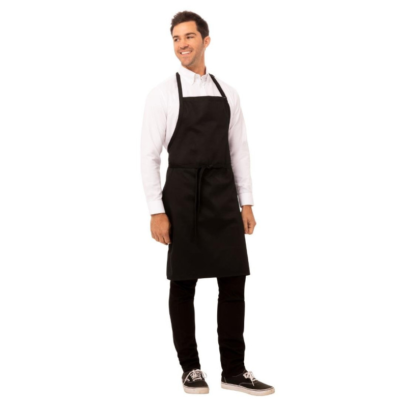 Must põlle mustade taskute ja reguleeritava kaelapaelaga - Chef Works - Fourniresto Must põlle mustade taskute ja reguleeritava kaelapaelaga - Chef Works - Fourniresto