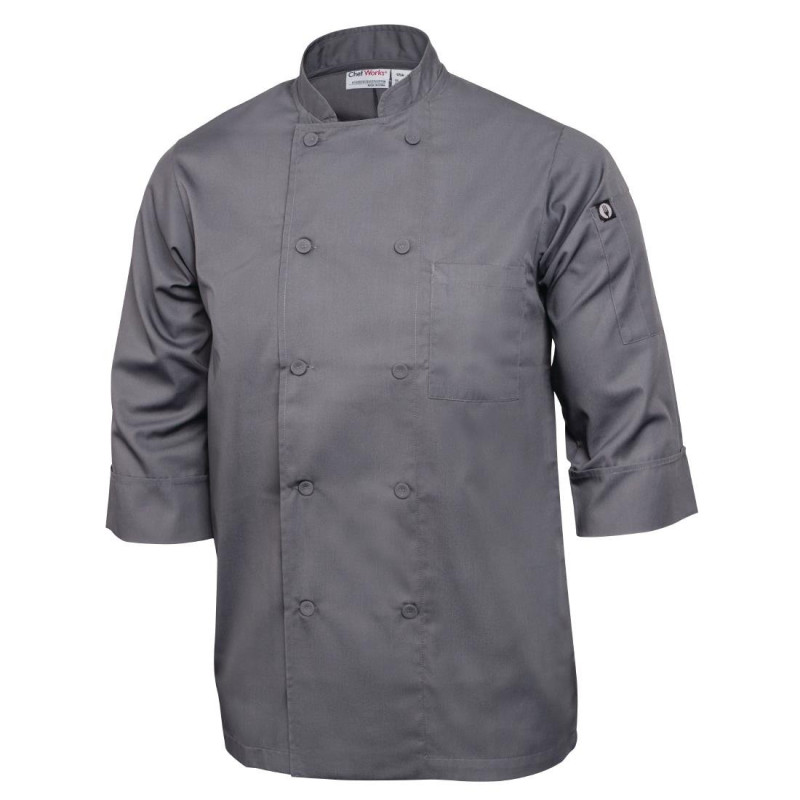 Köögiülikond hall - suurus XXL - Chef Works - Fourniresto Köögiülikond hall - suurus XXL - Chef Works - Fourniresto