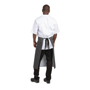 Köögi triibuline valge ja must põll 760 x 970 mm - Whites Chefs Clothing - Fourniresto