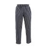 Köögipüksid Baggy triibulised must-valged - suurus XL - Chef Works - Fourniresto