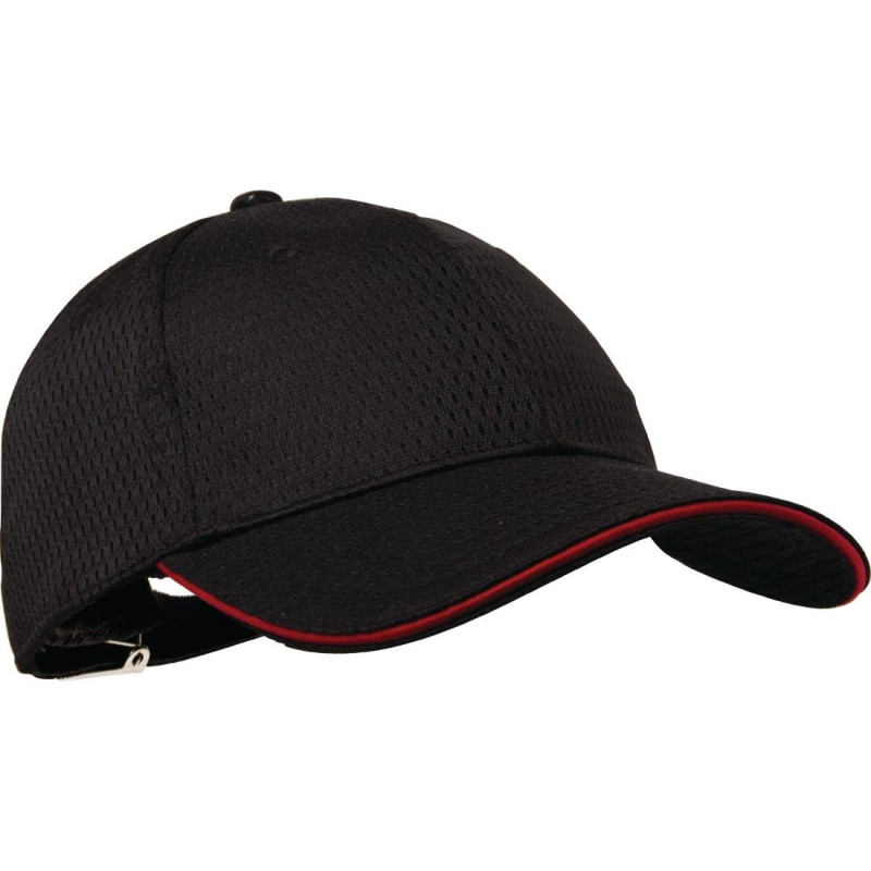 Cool Vent musta baseball-müts punase äärisega - Üks suurus - Chef Works - Fourniresto Cool Vent musta baseball-müts punase äärisega - Üks suurus - Chef Works - Fourniresto