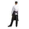 Standardne must polüester-puuvillast esiliist 914 x 762 mm - Whites Chefs Clothing - Fourniresto