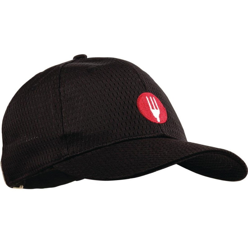Cool Vent musta polüesterist ja puuvillast baseballi müts - Üks suurus - Chef Works - Fourniresto Cool Vent musta polüesterist ja puuvillast baseballi müts - Üks suurus - Chef Works - Fourniresto