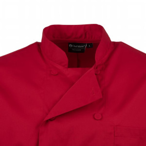 Kokandusvest punane - suurus M - Chef Works - Fourniresto