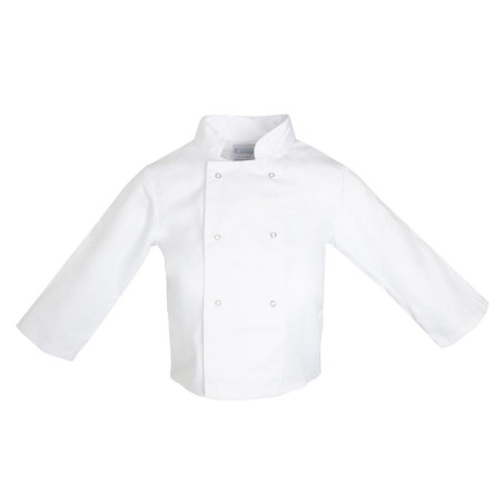 Valge kokavest lastele - suurus S/M 5/7 aastat - Valge kokariietus - Fourniresto
