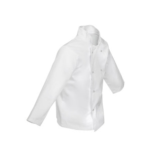 Valge kokavest lastele - suurus L/XL 8/10 aastat - Valge kokariietus - Fourniresto