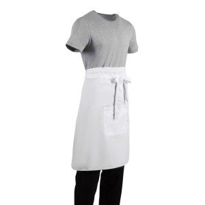 Serveerija standardne valge esiliist 1000 x 700 mm - Whites Chefs Clothing - Fourniresto