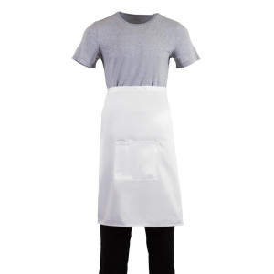 Serveerija standardne valge esiliist 1000 x 700 mm - Whites Chefs Clothing - Fourniresto