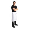 Serveerija standardne valge esiliist 1000 x 700 mm - Whites Chefs Clothing - Fourniresto